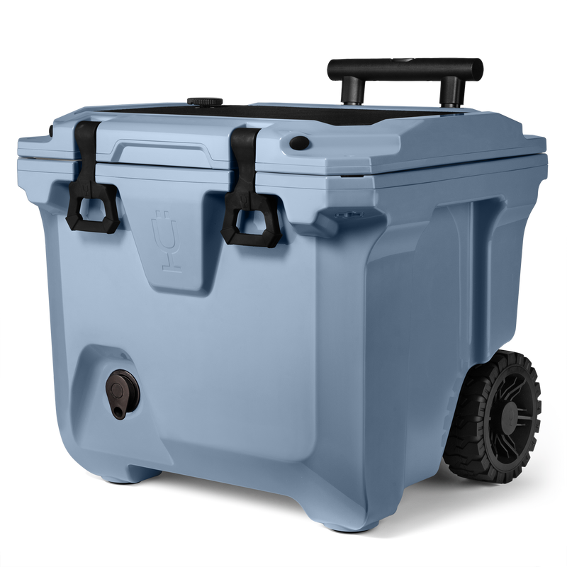 Br Tank 35-Quart Rolling Cooler | Denim - Easy Bundle