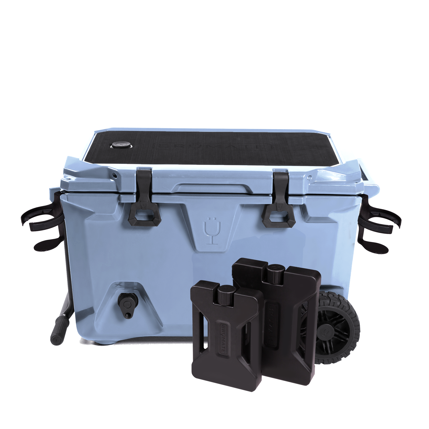 Br Tank 55-Quart Double Drink Holder Cooler Bundle | Lilac Dusk