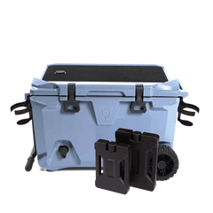 Br Tank 55-Quart Double Drink Holder Cooler Bundle | Lilac Dusk